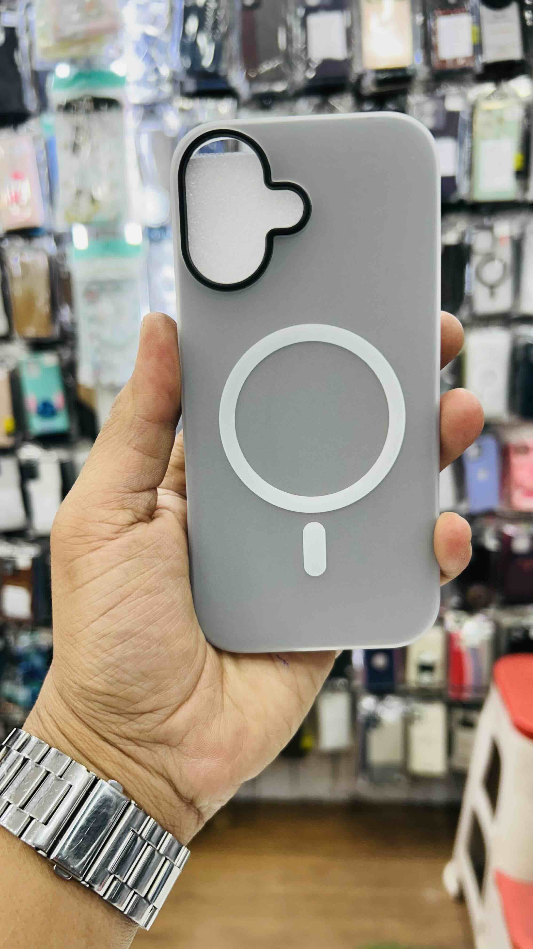 iPhone 17 Silicone Hard Case Matte Finish Shockproof Protective Back Cover