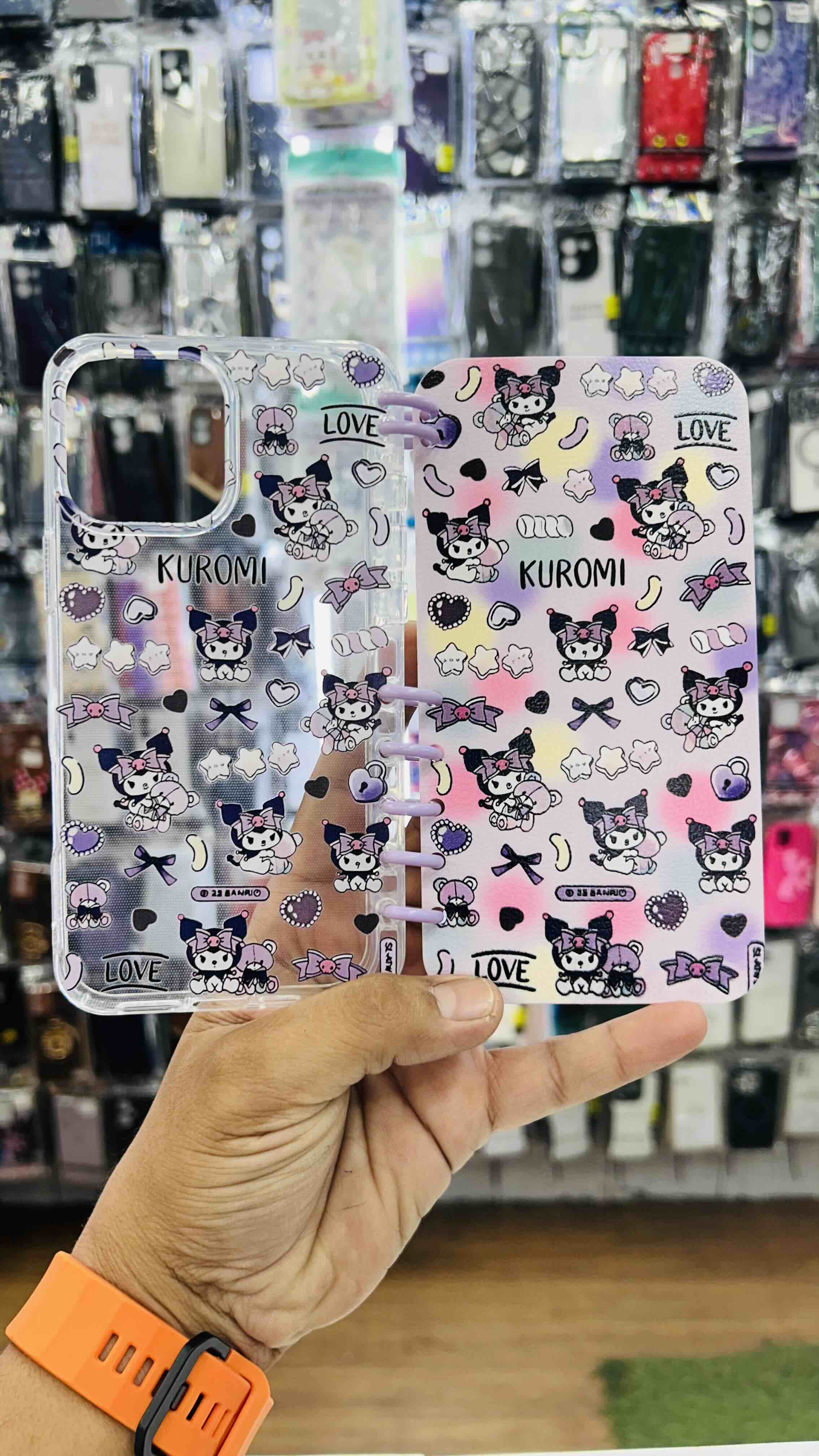 Designer Kuromi Flip Case for iPhone 16 Pro Max – Shockproof & Stylish